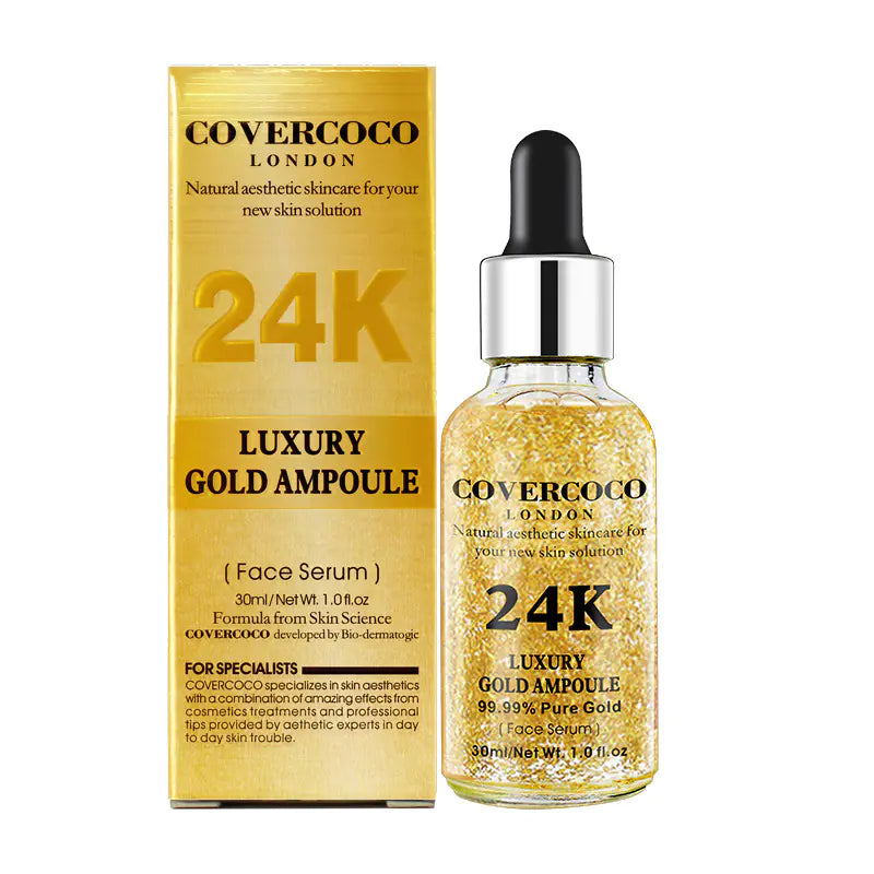 24K Gold Face Serum Moisturizer and Firming Essence Velura