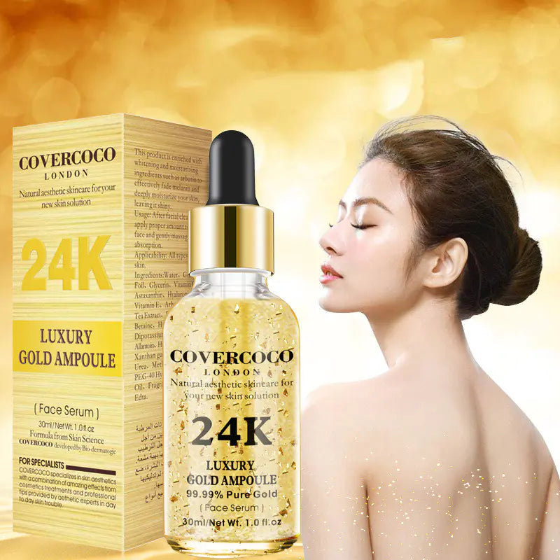 24K Gold Face Serum Moisturizer and Firming Essence Velura