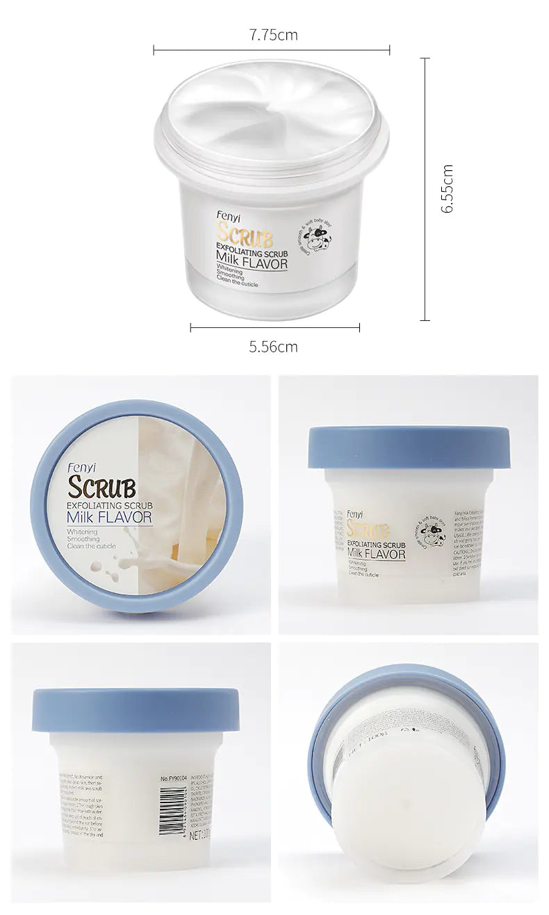 (BUNDLE ONLY) FENYI Milk Exfoliating Scrub 100g for Body Cleansing Velura