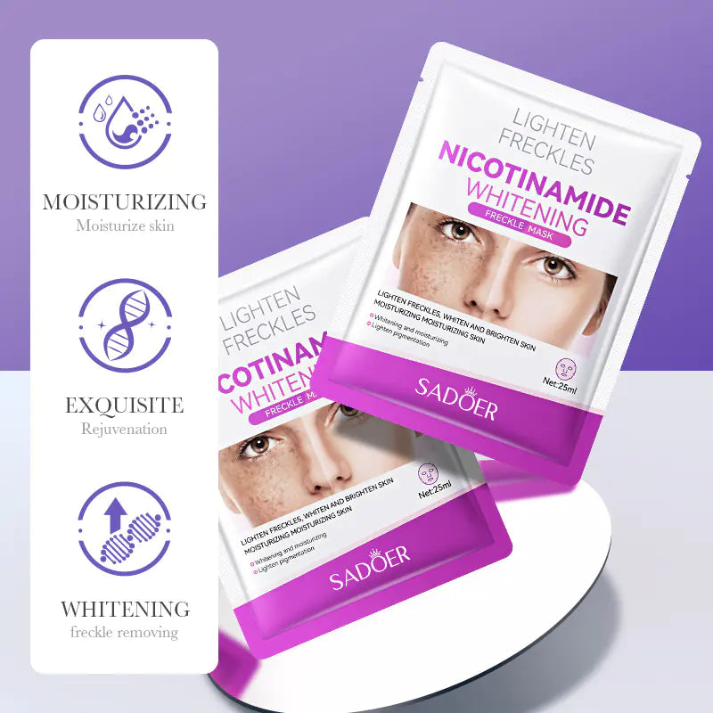 Niacinamide Whitening Spot Mask for Dark Spots and Hydration Velura