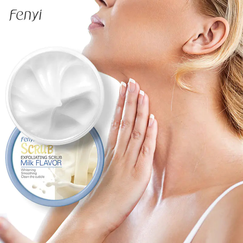 (BUNDLE ONLY) FENYI Milk Exfoliating Scrub 100g for Body Cleansing Velura